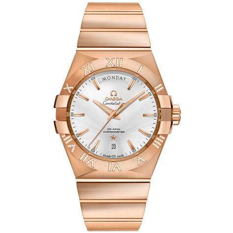 omega rose gold plated watch band|omega rose gold watch price.